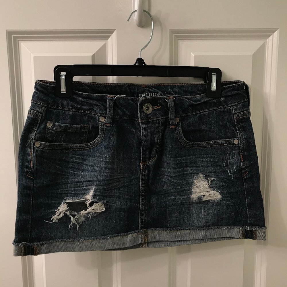 Mini Refuge Jean Skirt